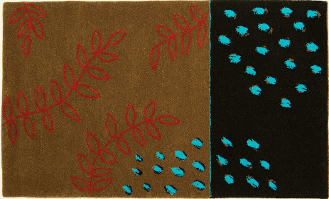 bodenkleid Teppich Birdy Bronze / Zartbitter