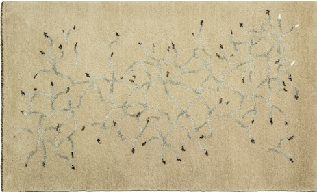 bodenkleid Teppich Broken 2 Sand